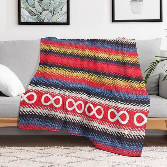 Infinity Sash Velvety-soft Throw Blanket