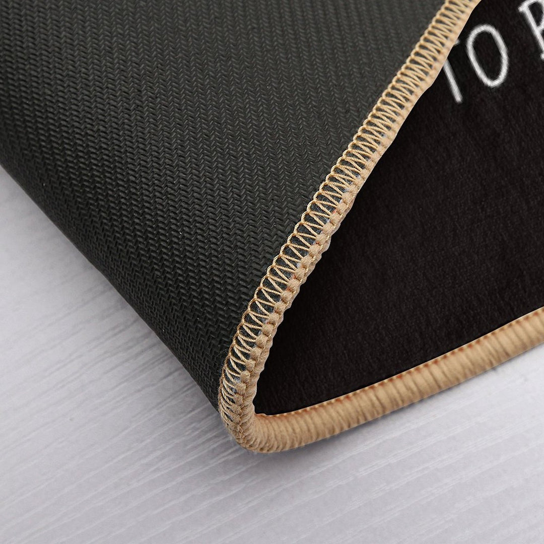 I Paused Forsaken To Be Here  Long-Lasting Bath Mat