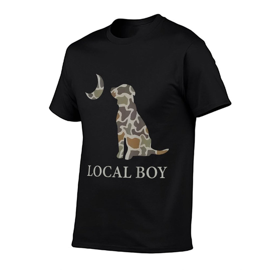 Camo Southern Local Boy Duck Hunting Black Lab Outdoor Men  Quick-drying T-Shirt