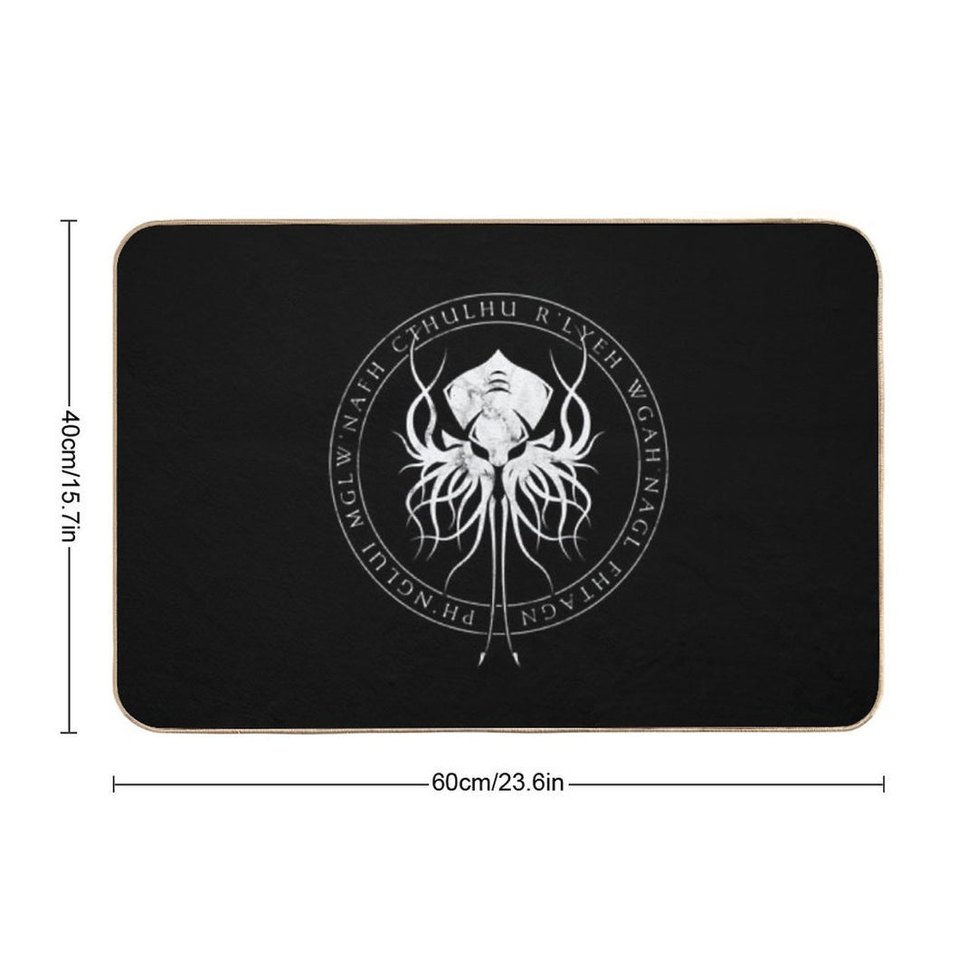 Cthulhu Sigil  Eco-Friendly Bath Mat