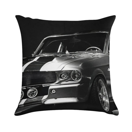 1967 Ford Mustang Shelby GT 500 Soft Washable Throw Pillow