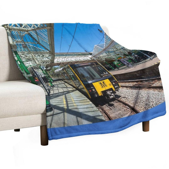 Tynemouth Metro Train Multi-functional Throw Blanket
