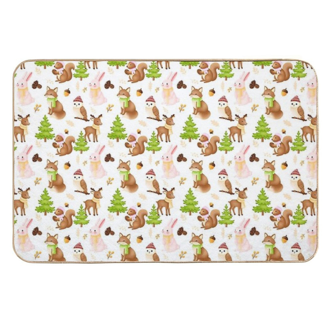 Winter  Fade-Resistant Bath Mat