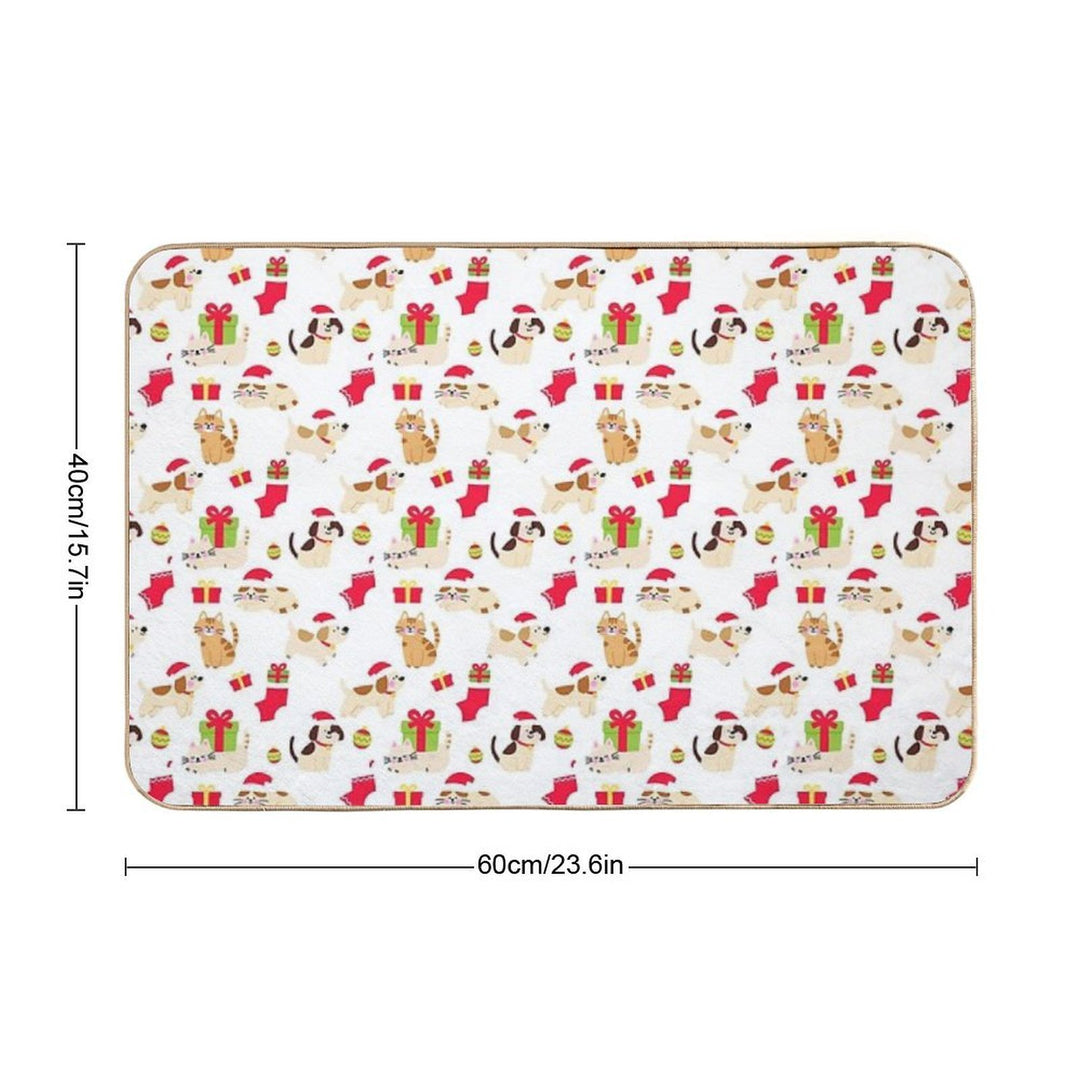 Merry Christmas  Toxin-Free Bath Mat