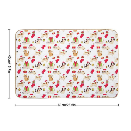 Merry Christmas  Toxin-Free Bath Mat