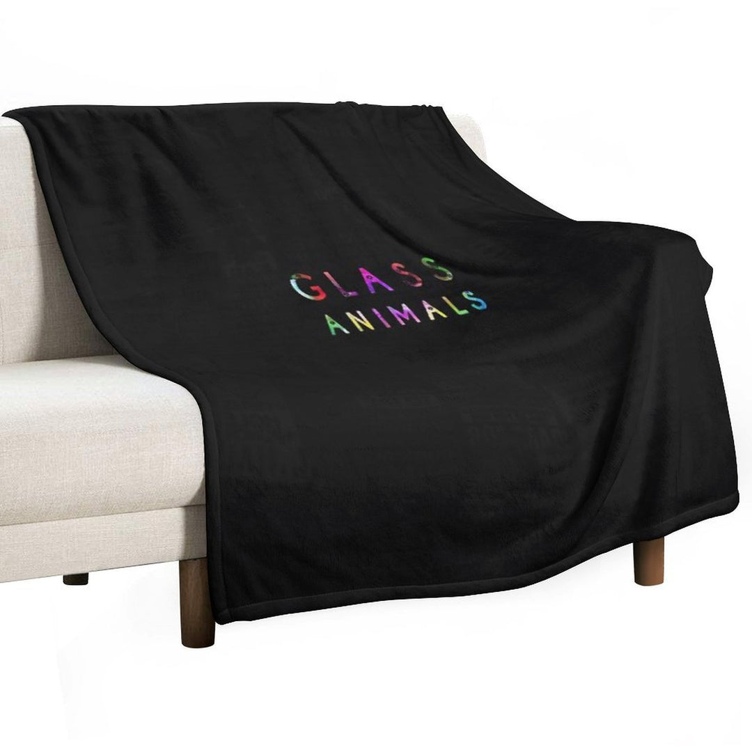 Glass Animals Machine-washable Throw Blanket