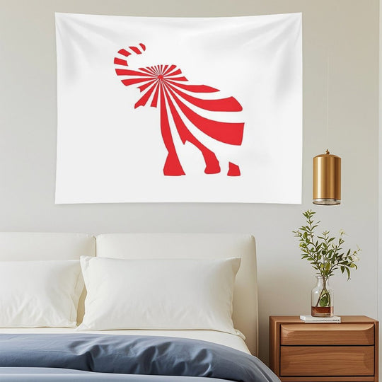 Peppermint Elephant Tapestry