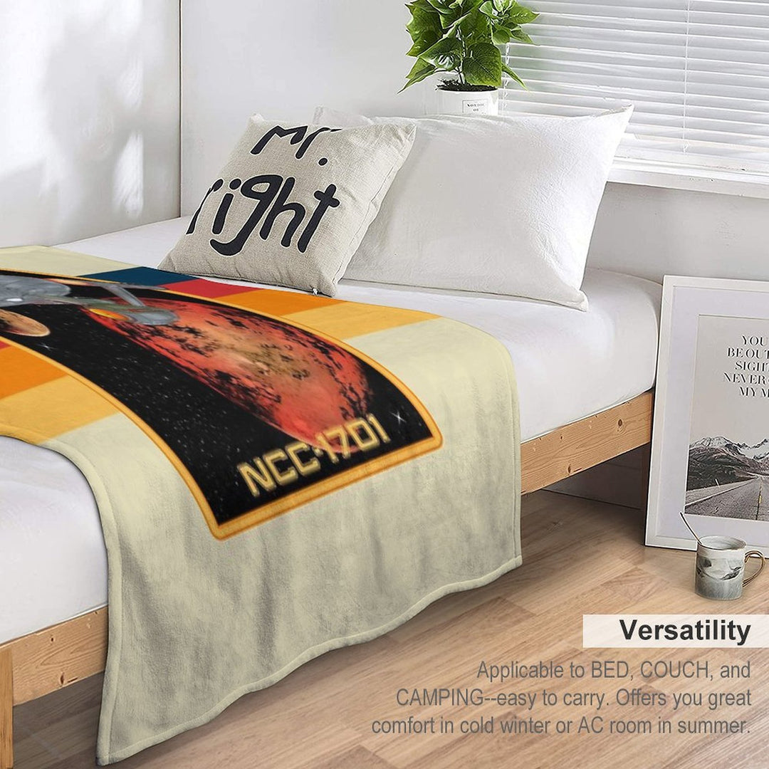 USS Enterprise NCC-1701 Premium Throw Blanket