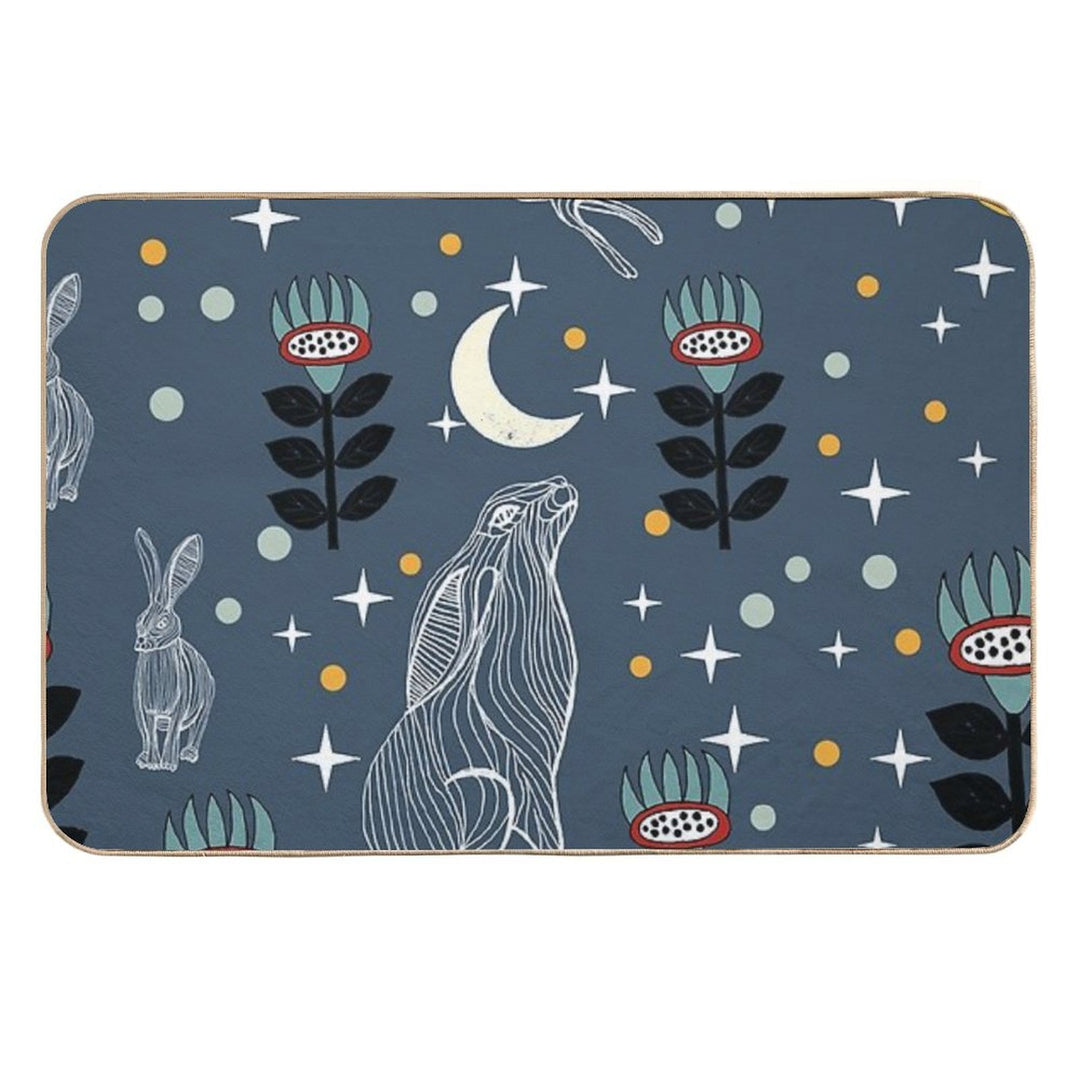 Hare Moon  Toxin-Free Bath Mat