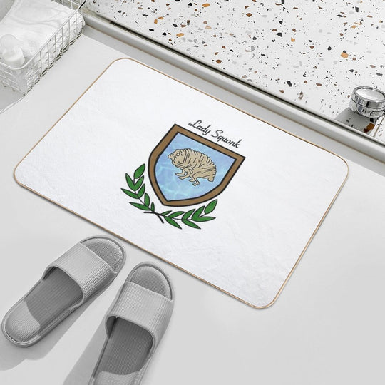 Lady Squonk Coat of Arms  Versatile Bath Mat