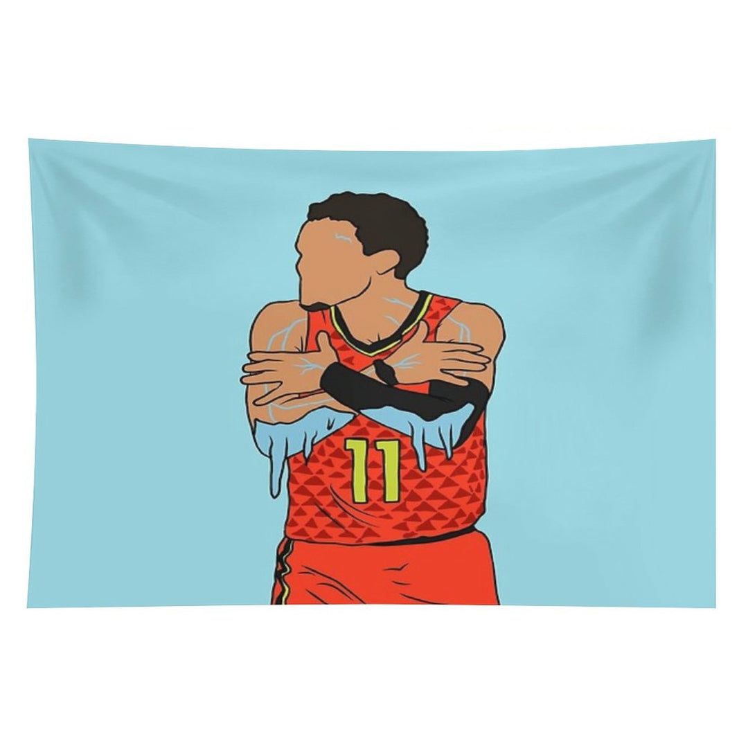 Trae Young Ice Tapestry