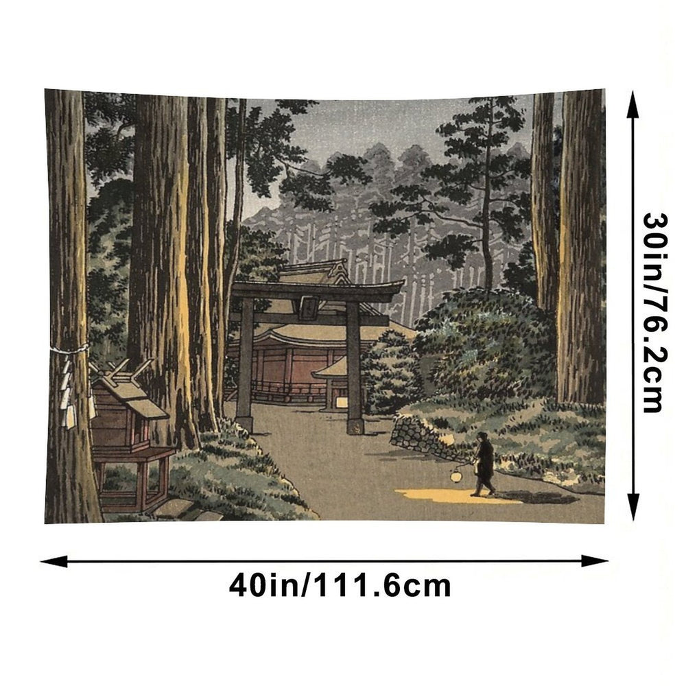 Tsuchiya Koitsu - Futarasan, Nikko, Mountain Temple Tapestry