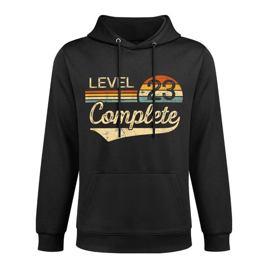 Level 23 Complete Vintage 23rd Wedding Anniversary Customizable Surface Hoodie
