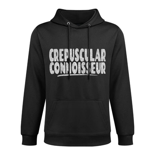 Crepuscular Connoisseur - Most Active At Evening Twilight Raglan Baseball Layering Staple Hoodie