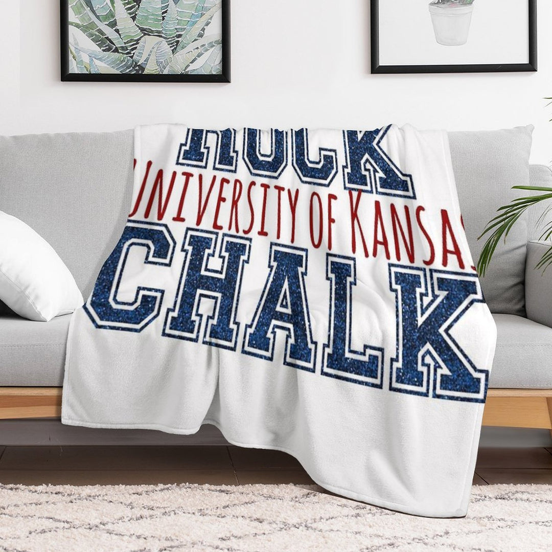 Rock Chalk All-season Throw Blanket