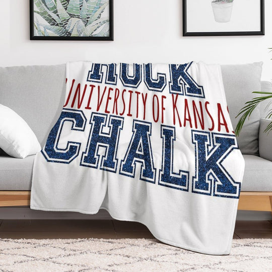 Rock Chalk All-season Throw Blanket