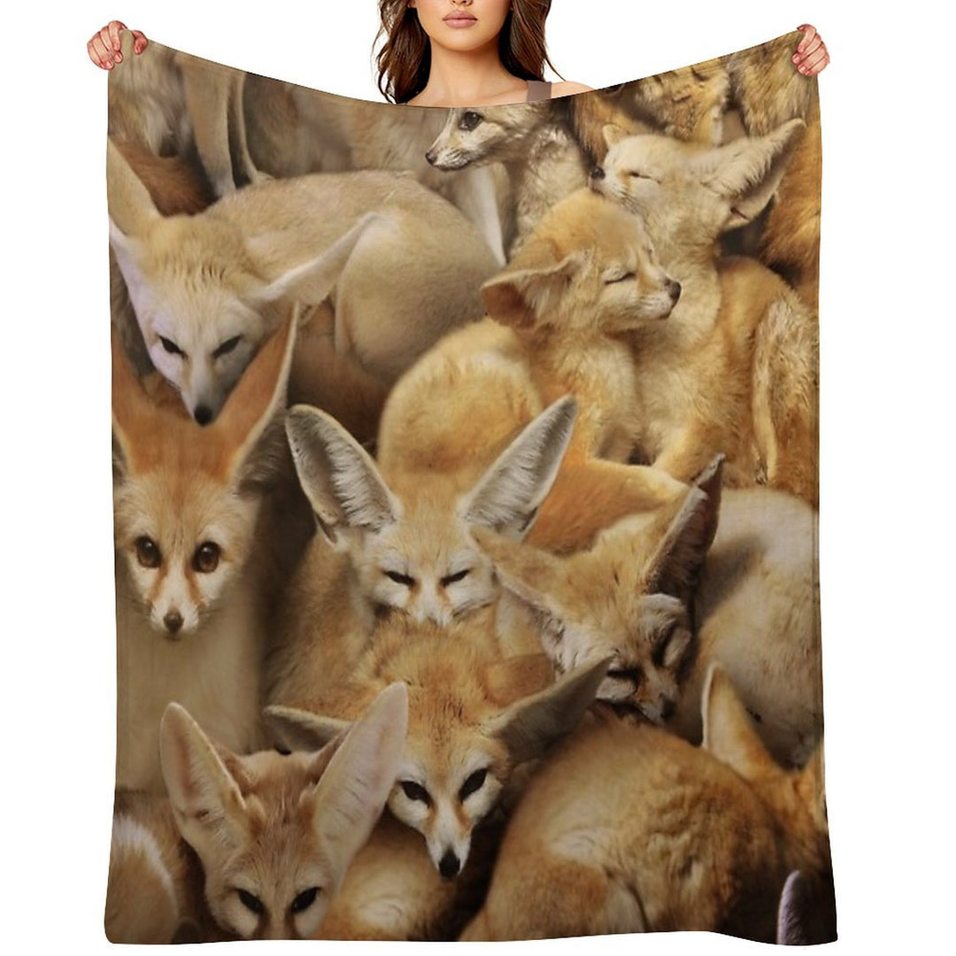 Fennecs Quick-dry Throw Blanket
