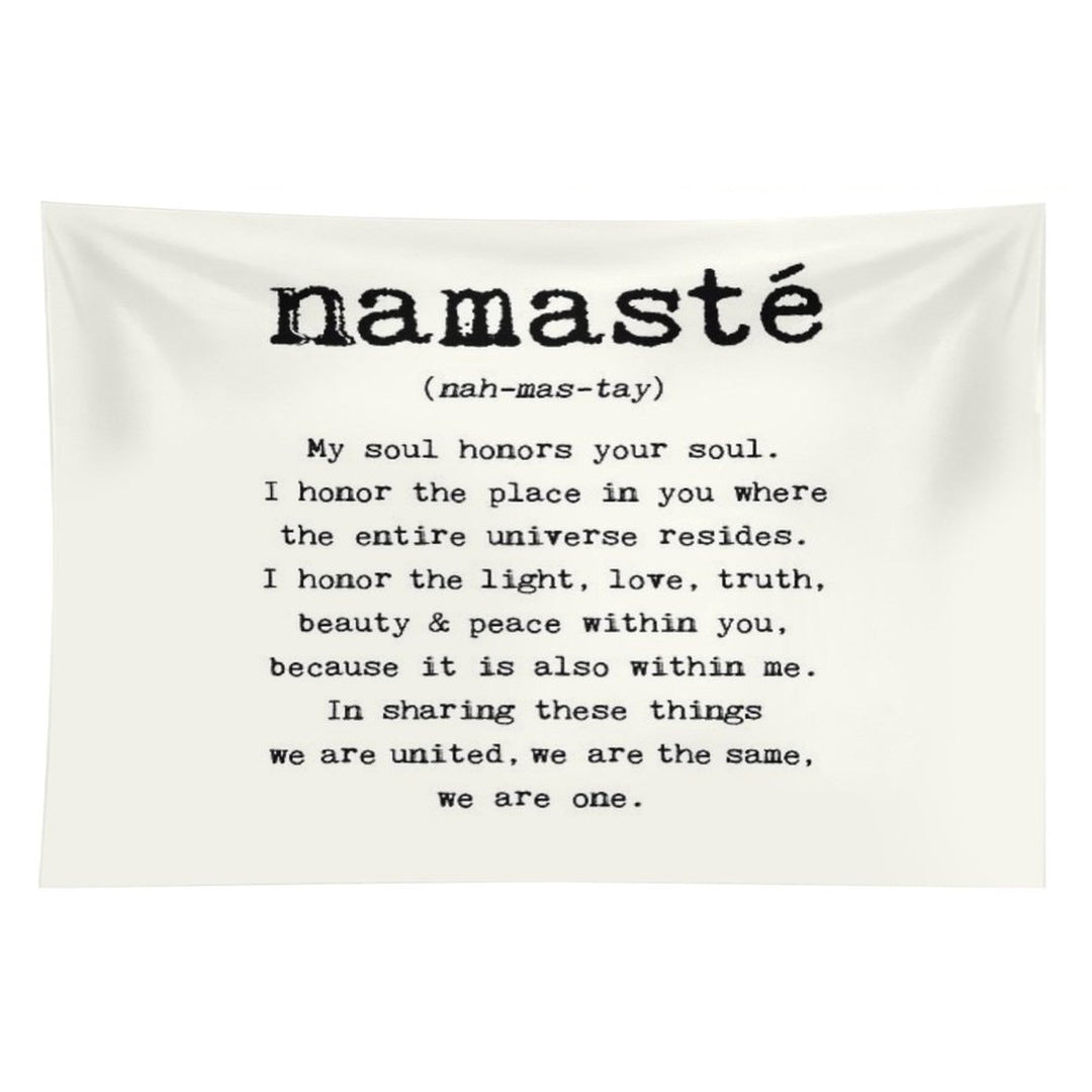 Namaste. Tapestry
