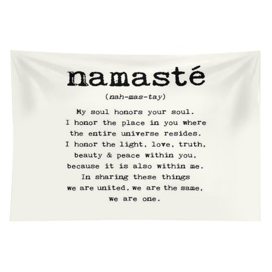 Namaste. Tapestry