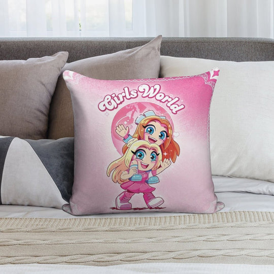 Mackenzie Hey Cuties Soft High-Density Material Throw Pillow