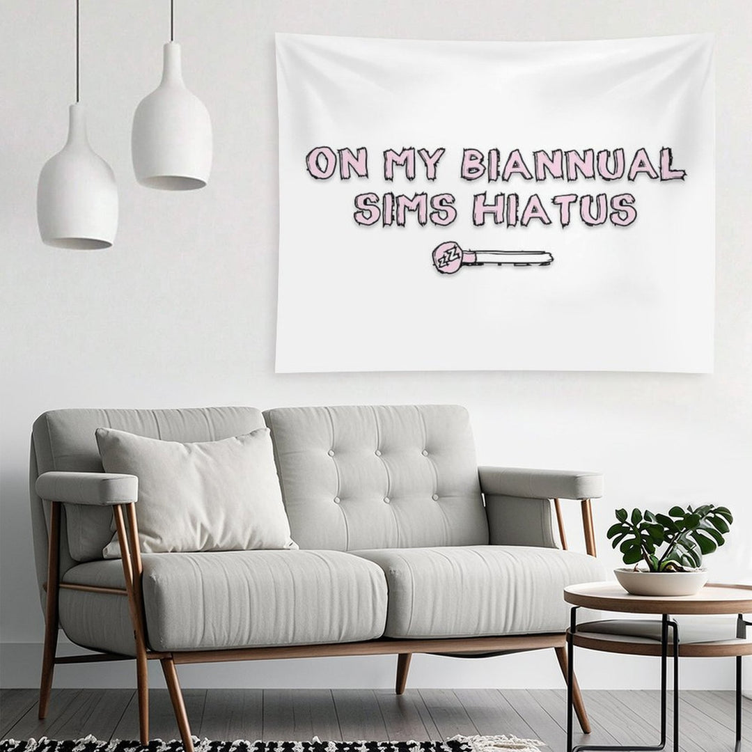 On My Biannual Sims Hiatus Tapestry