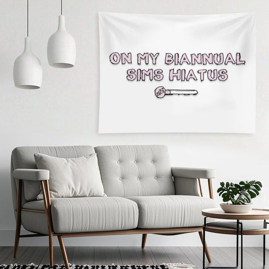 On My Biannual Sims Hiatus Tapestry