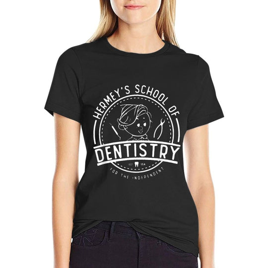 Hermey’s School of Dentistry Christmas Dental Hygienist  High-quality Stitching T-Shirt