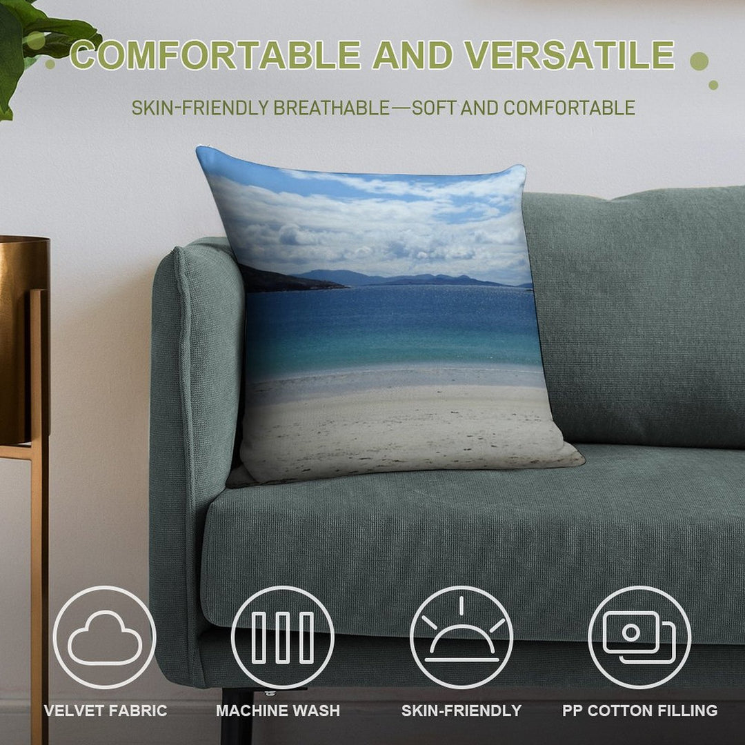 The Hills Of Harris - Outer Hebrides Soft Multiple Sizes Throw Pillow