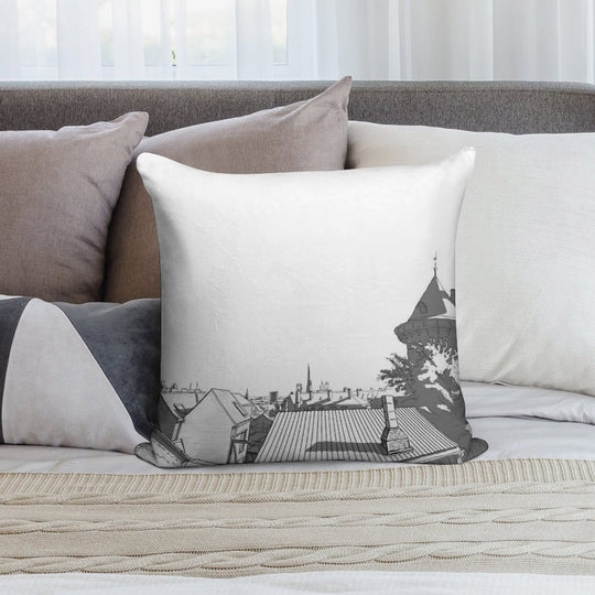 Hometown#1 Soft Decorative Cover Throw Pillow
