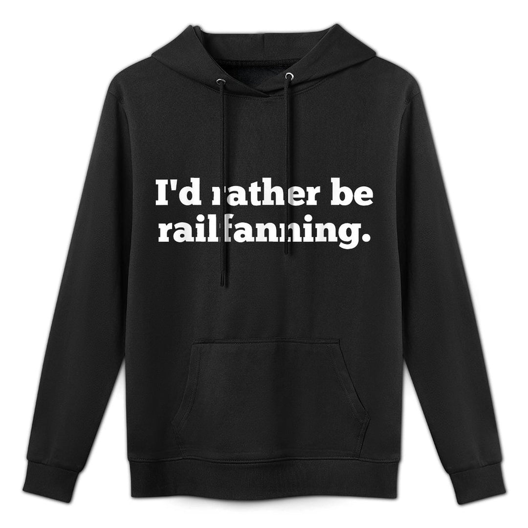 Funny Railfanning Railfan Rail Buff Railway Train Lover Meme Layering Staple Hoodie
