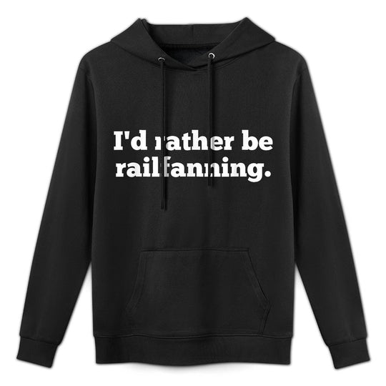 Funny Railfanning Railfan Rail Buff Railway Train Lover Meme Layering Staple Hoodie