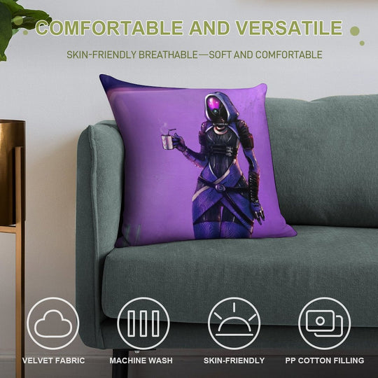 Good Morning, Commander Soft Decorative Cover Throw Pillow