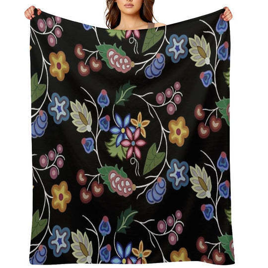 Anishnawbe Machine-washable Throw Blanket