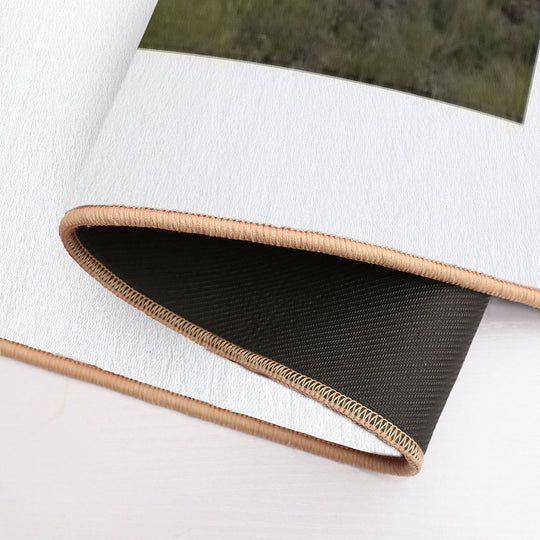 Sunset over Desert Mountain  Long-Lasting Bath Mat