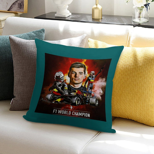 Max Verstappen Soft High-Density Material Throw Pillow