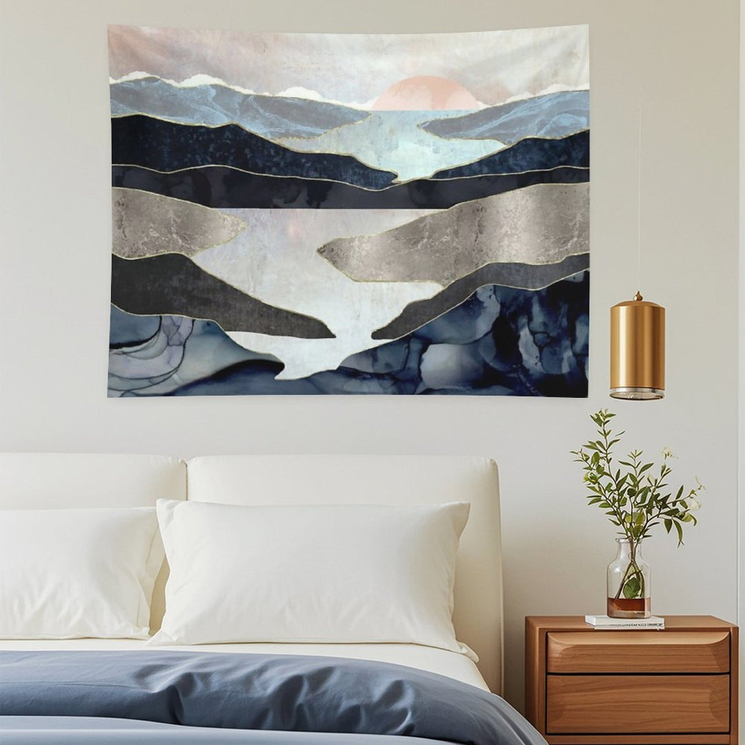 Blue Mountain Lake Tapestry