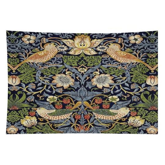 William Morris Strawberry Thief Design Tapestry