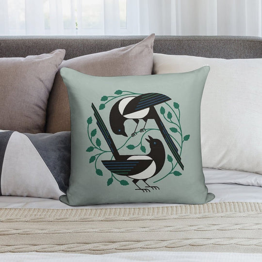 The Joy of Spring Soft High-Density Material Throw Pillow