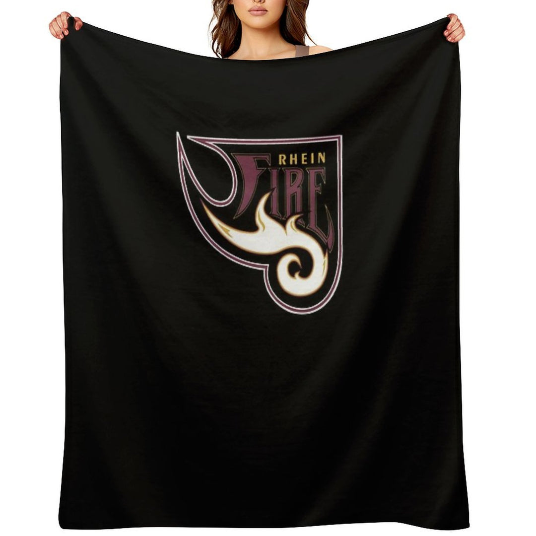 Rhein Fire Vintage Logo Classic Comfort Throw Blanket
