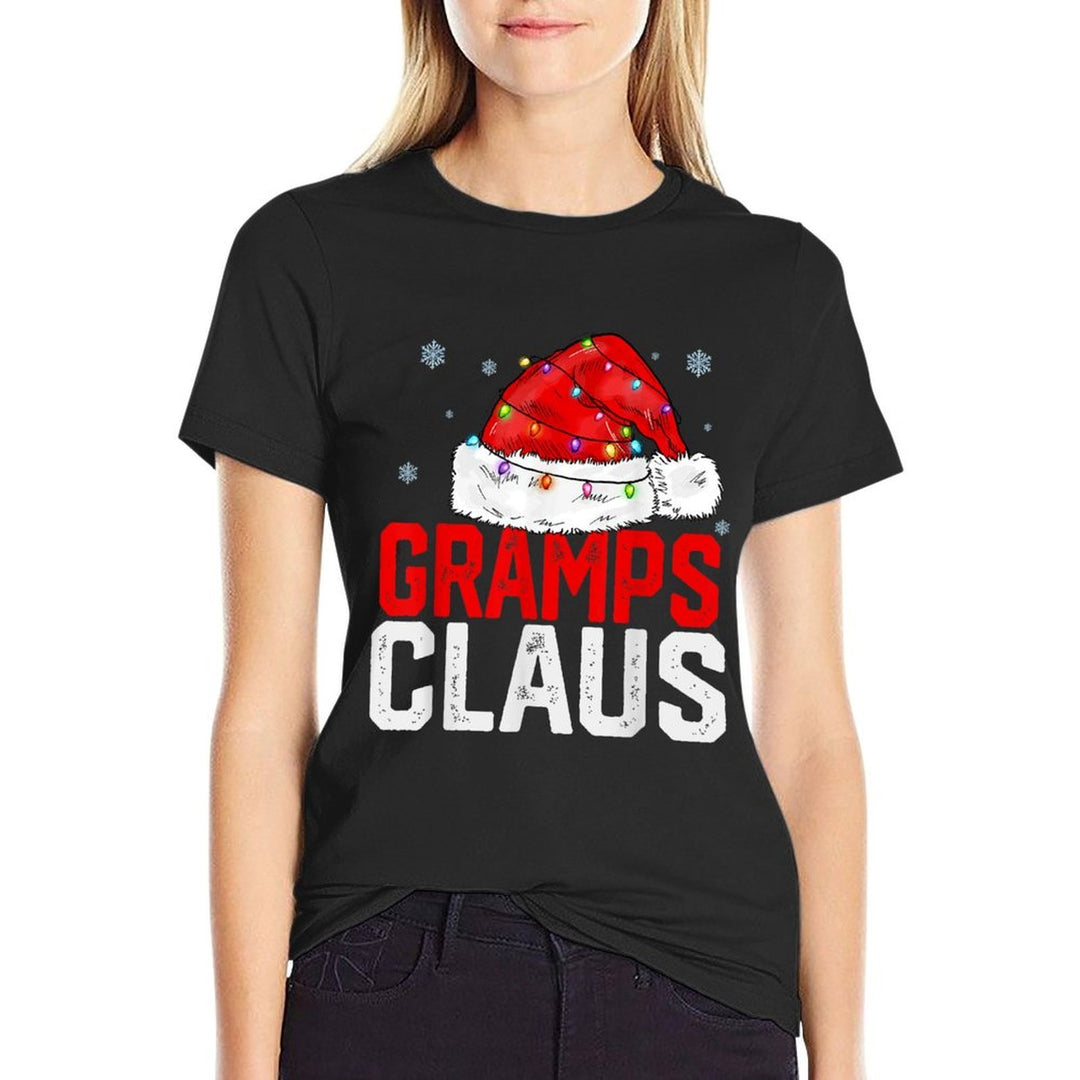 Gramps Claus Funny Xmas Family Matching Grandpa Christmas  Slim-fit Cut T-Shirt