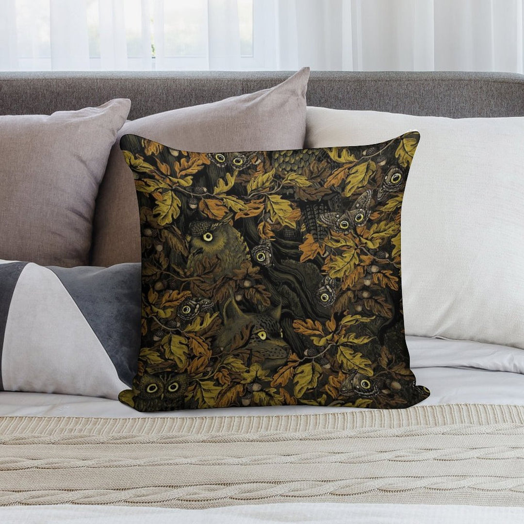 Fit In (burnt Sienna) Soft Hidden Zipper Throw Pillow