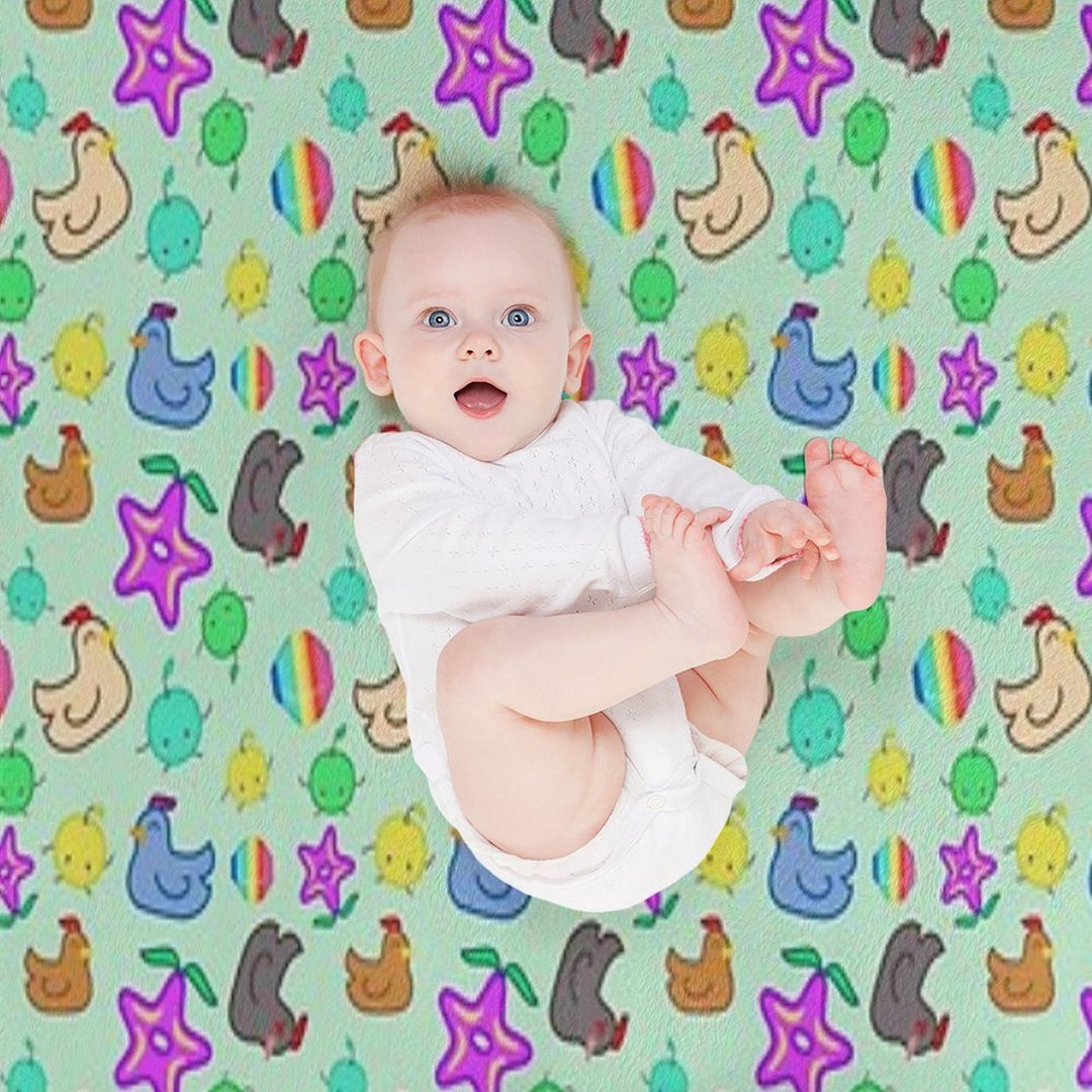 Stardew Valley Happy Time Jumble Multi-functional Throw Blanket