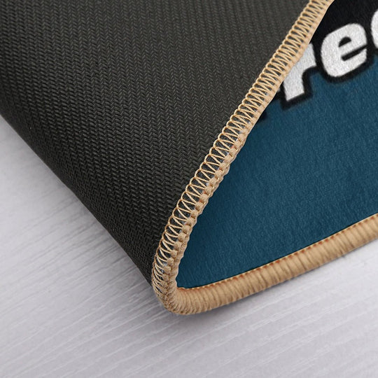 Beastie (FreeBSD) + Text  Easy To Clean Bath Mat