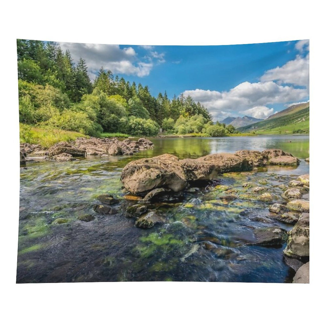 Llynau Mymbyr Lake Snowdonia Tapestry