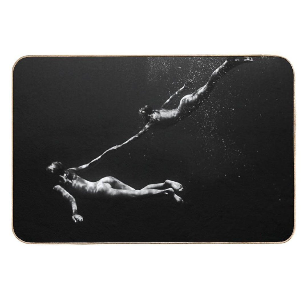 Keep on Loving You  Repositionable Bath Mat