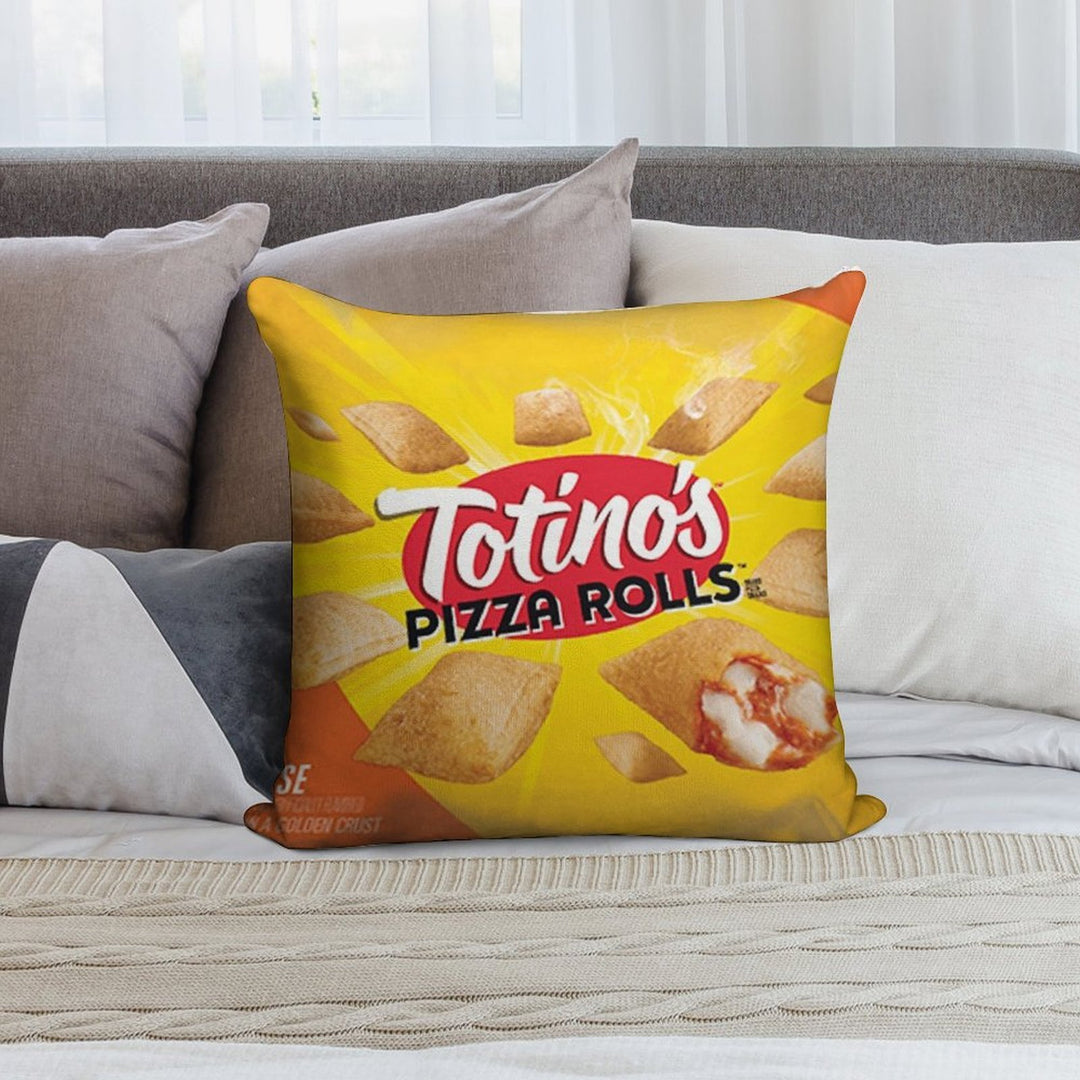 TOTINO'S PIZZA ROLLS CHEESE Soft Skin-Friendly Throw Pillow