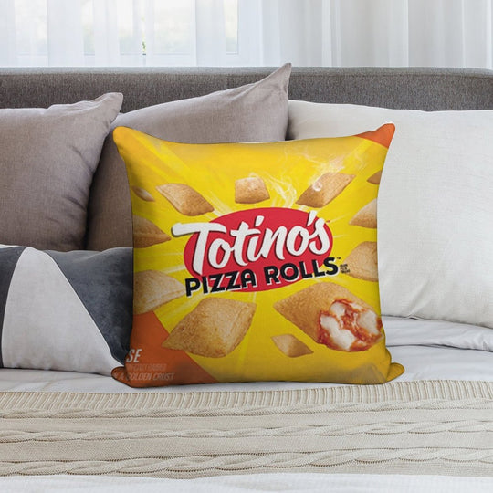 TOTINO'S PIZZA ROLLS CHEESE Soft Skin-Friendly Throw Pillow