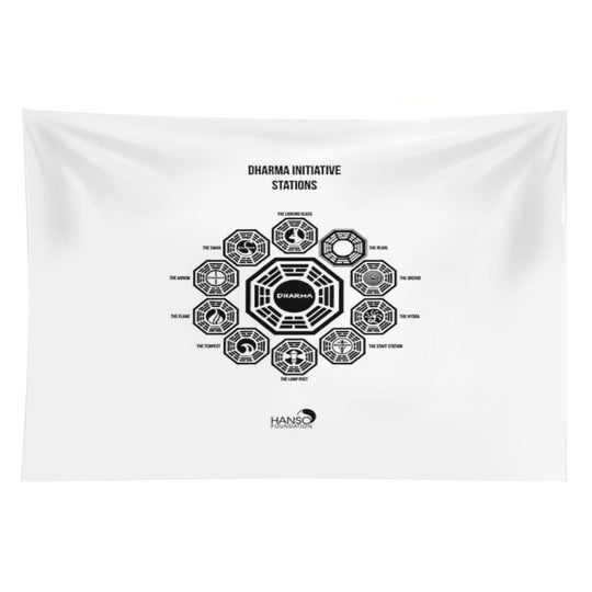 Dharma Initiative Stations Tapestry
