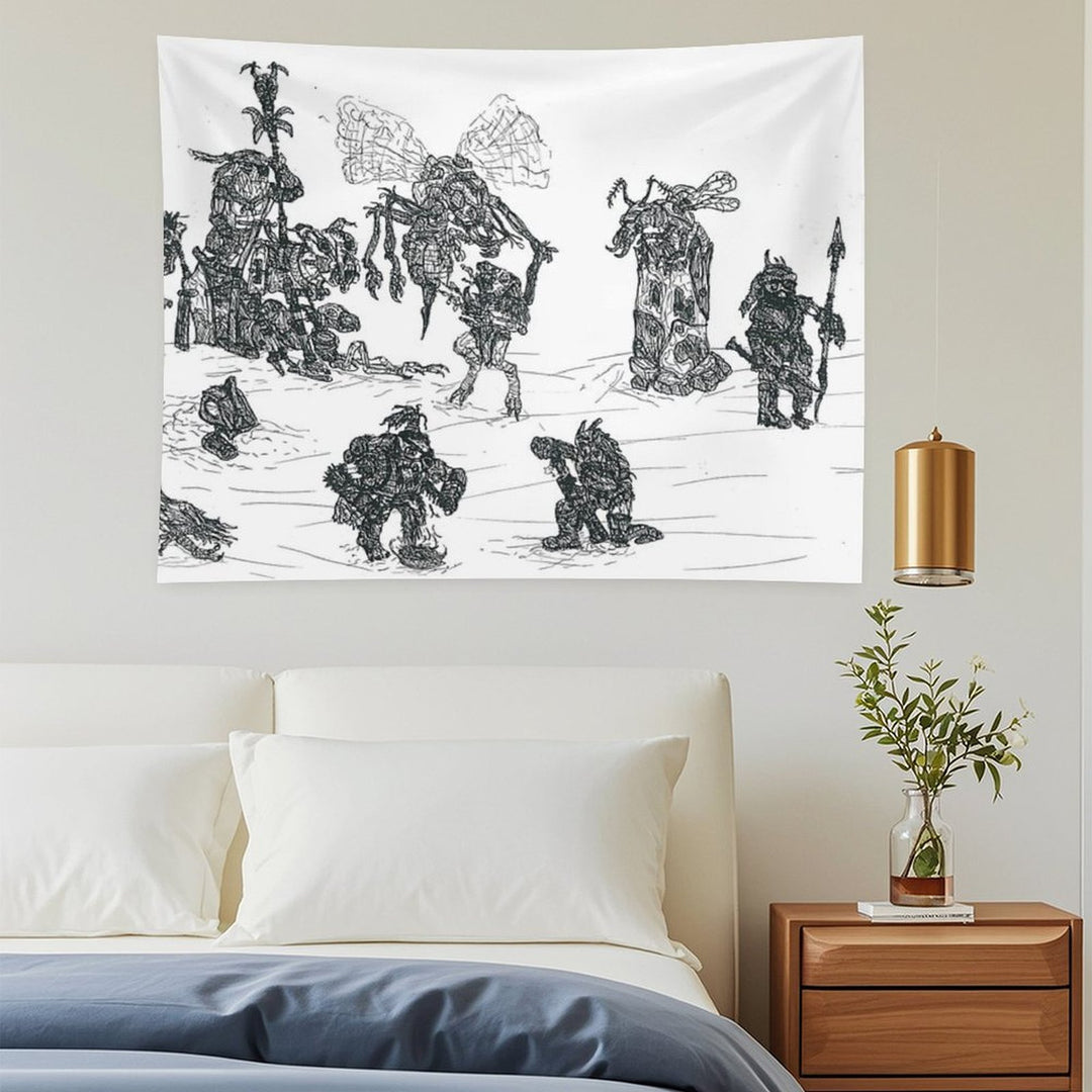 The Bug Lord Tapestry
