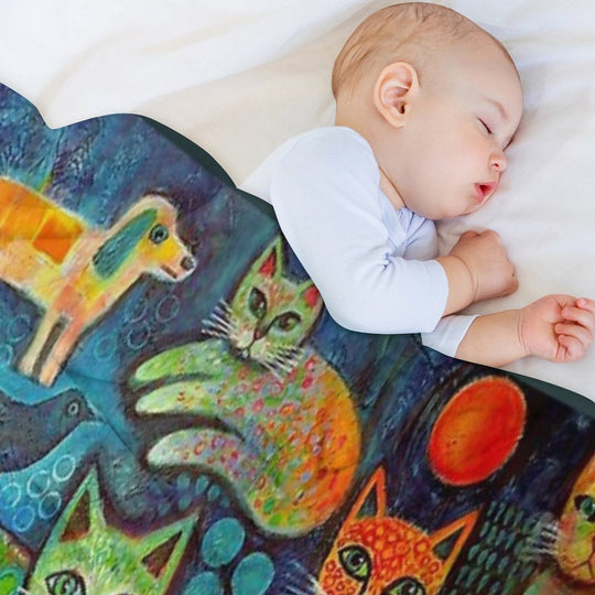 Family And Friends Comfort Throw Blanket